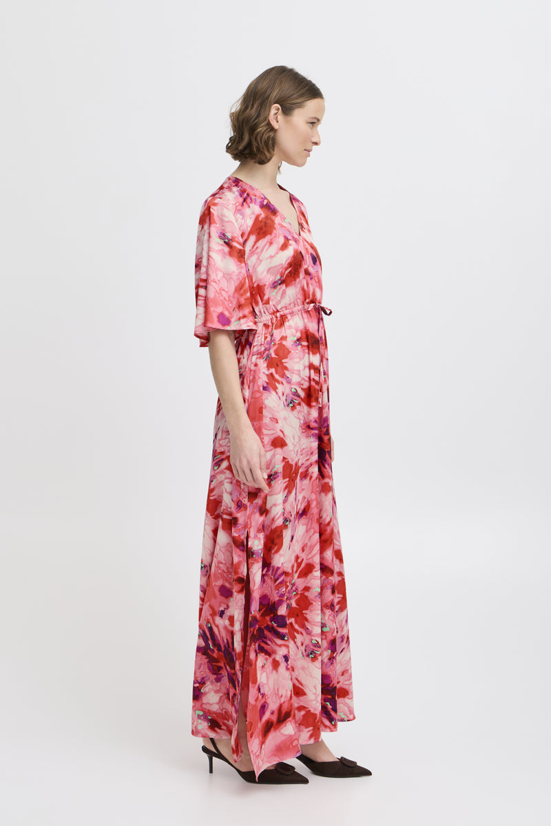 FARINELA Maxikleid – Feminin & farbenfroh mit künstlerischem Print