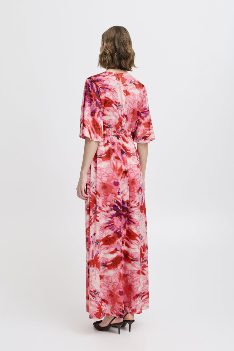 FARINELA Maxikleid – Feminin & farbenfroh mit künstlerischem Print