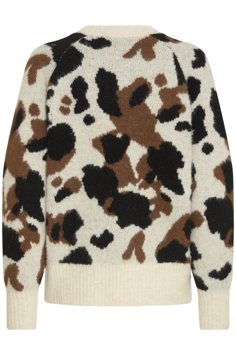 Pullover Omeo in Birch Cow