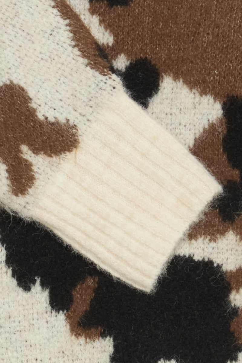 Pullover Omeo in Birch Cow