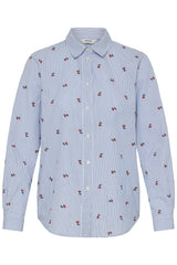 Bluse Fenix mit Kirsche