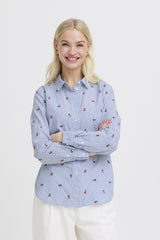 Bluse Fenix mit Kirsche
