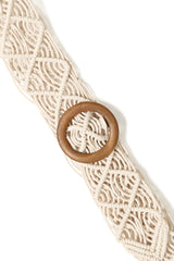 Gürtel Vrochet in Beige