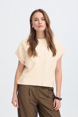 Weste Omea Deco Slipover in Birch Melange
