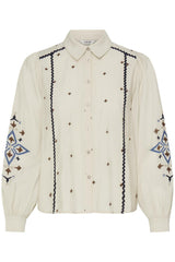 Bluse Irisa in Birch