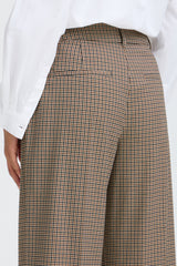 Hose Estolo Pants in Sepia Check