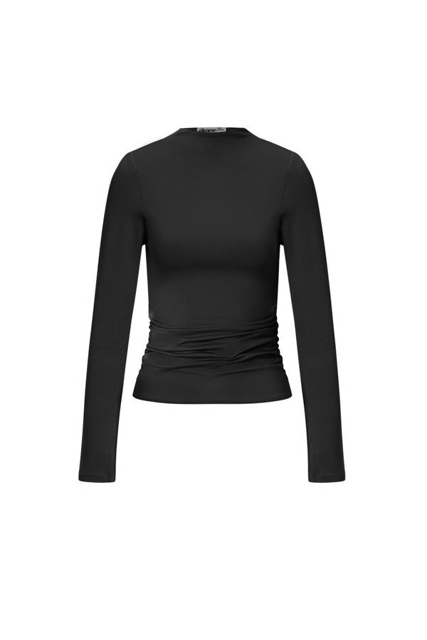 Langarmshirt Schwarz