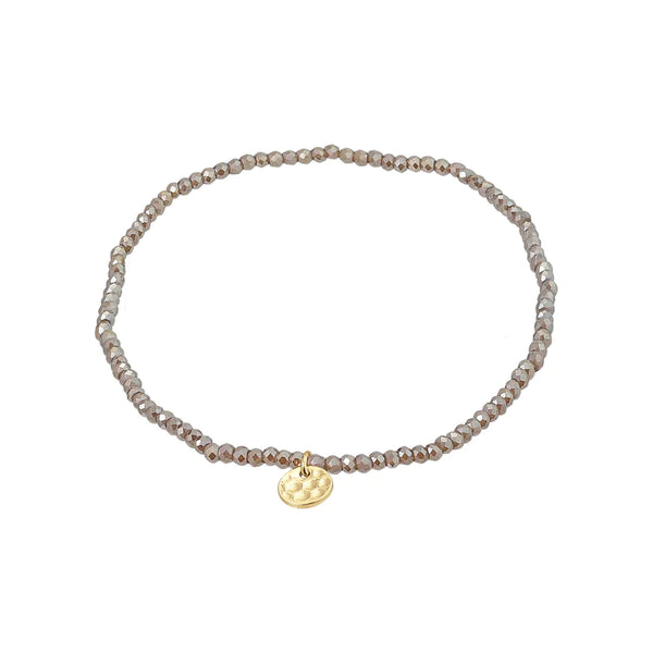 Armband Indie in Light Grey/Gold