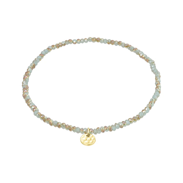Armband Indie in Blue/Gold/Meliert