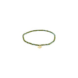 Armband Indie in Dark Green/Gold