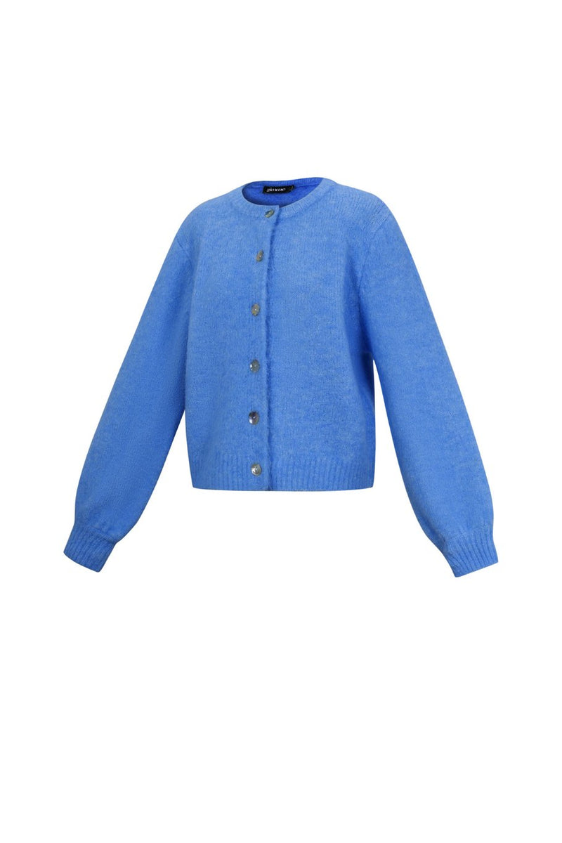 Strickjacke in Blau