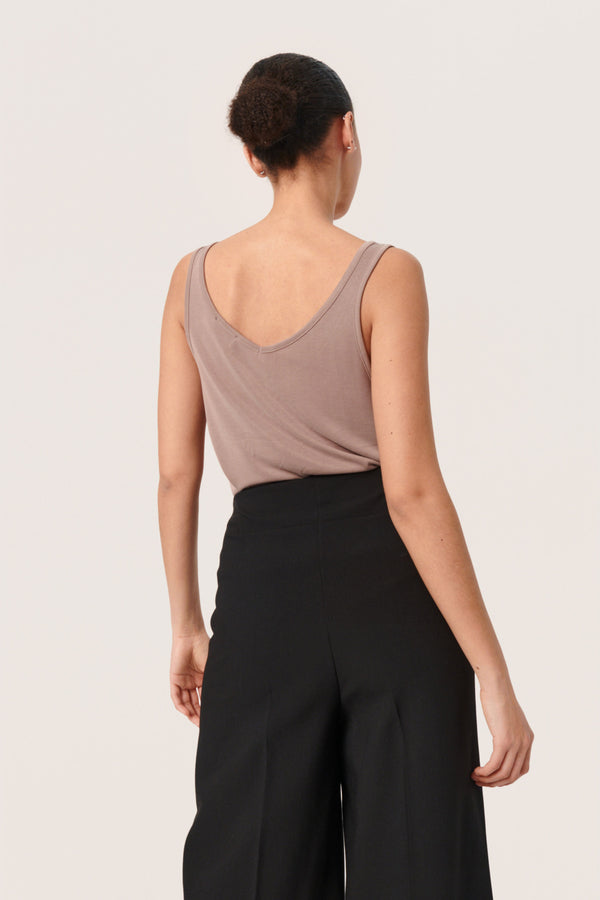 Tanktop Columbine in Brown Lentil