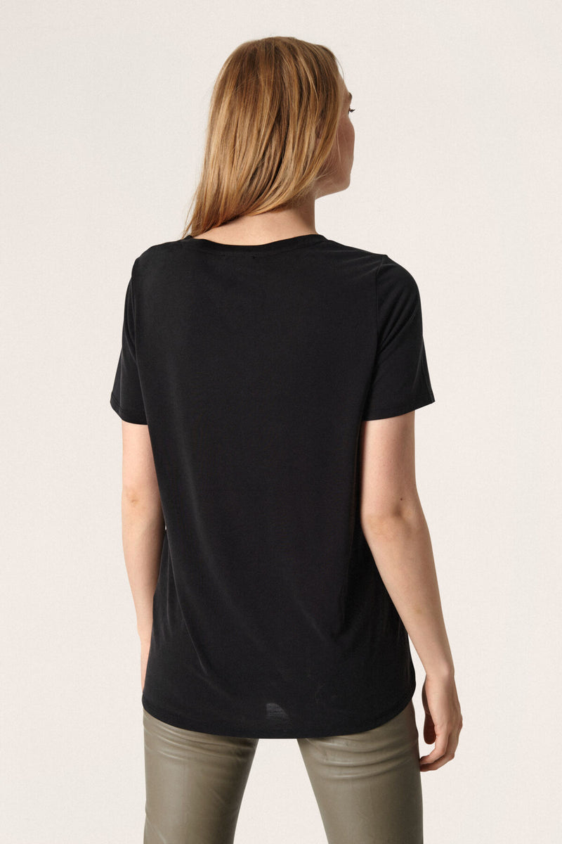T- Shirt Columbine Oversized in Black