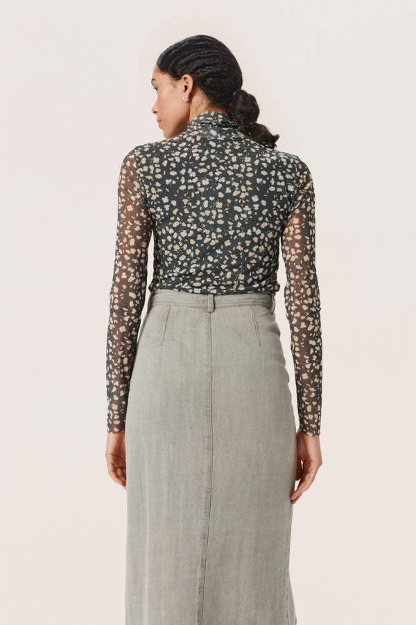 Mesh Shirt Aldora Mockneck