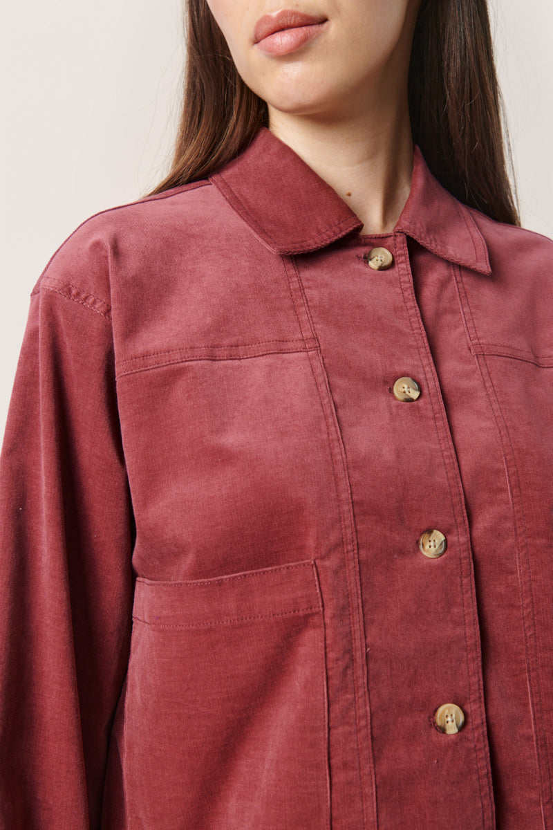 Jacke Jill in Burgundy