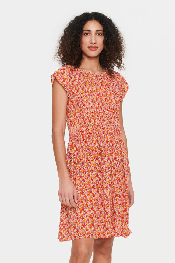 Kleid Gisla in Peach Bloom