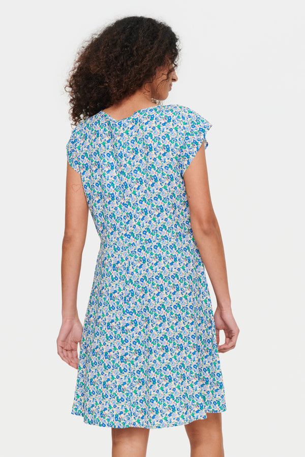 Kleid Gisla in Blue Small Bloom