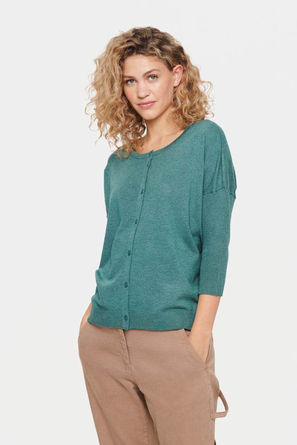 Cardigan Mila in Sagebrush Green