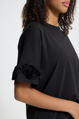 T-Shirt Rosanny in Black