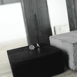 Ohrring Vanity Round Post Versilbert