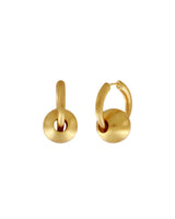 Tabitha Ball Huggie Earring in Gold