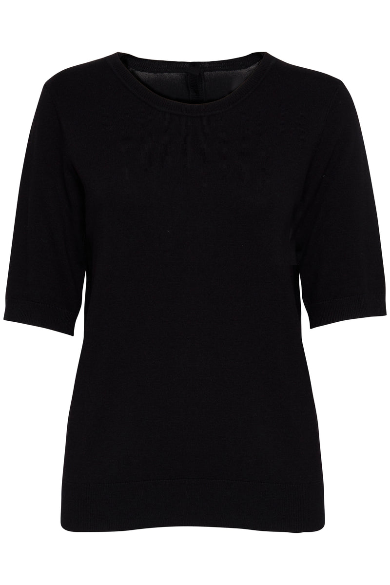 Strickshirt Sara in Black Beauty