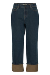 Jeanshose Rina in Un-Washed Denim