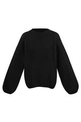 Strickpullover Alma in Schwarz
