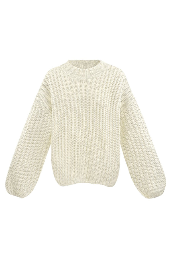 Strickpullover Alma in Beige