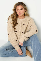 Herzi Cardigan in beige