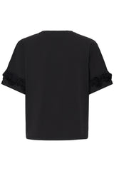T-Shirt Rosanny in Black
