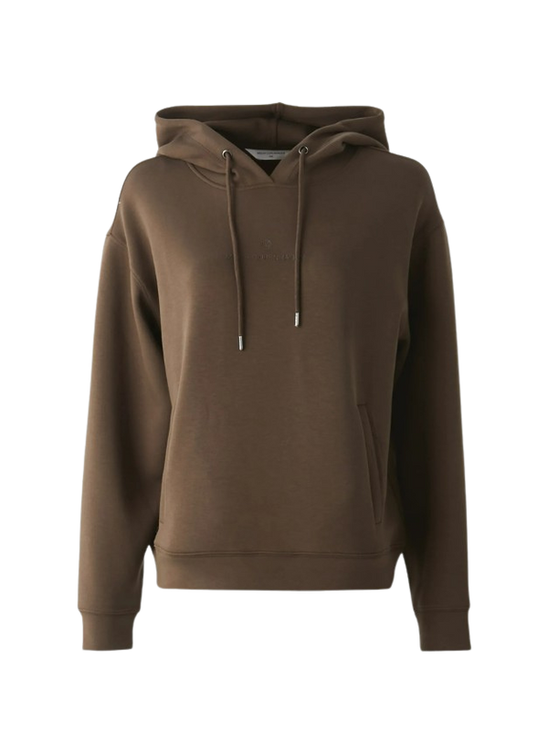 Ima Q Icon Logo Hood Sweatshirt in Slate Black