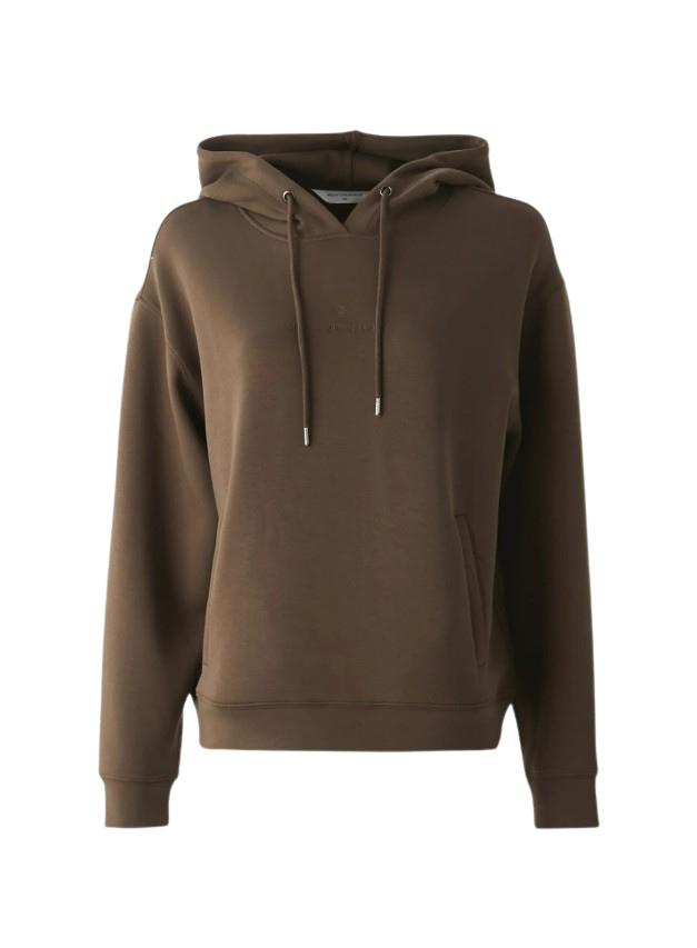 Ima Q Icon Logo Hood Sweatshirt in Slate Black