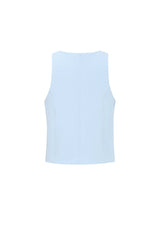 Figurbetontes Top - Hellblau
