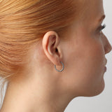 Ohrringe Hildur Bubble Hoop in Silber