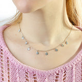 Kette Liv Coin Charm in Silber
