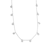Kette Liv Coin Charm in Silber