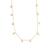 Kette Liv Coin Charm in Gold