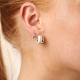 Ohrstecker Engla Duo Stud in Weiß