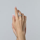 Ring Gulli Organic in Silber