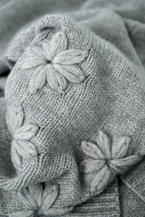 Pullover Blumenärmel