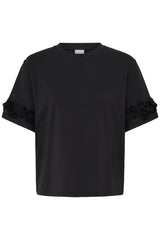 T-Shirt Rosanny in Black