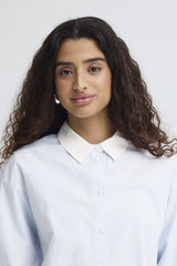 Bluse Keila in Blue/White