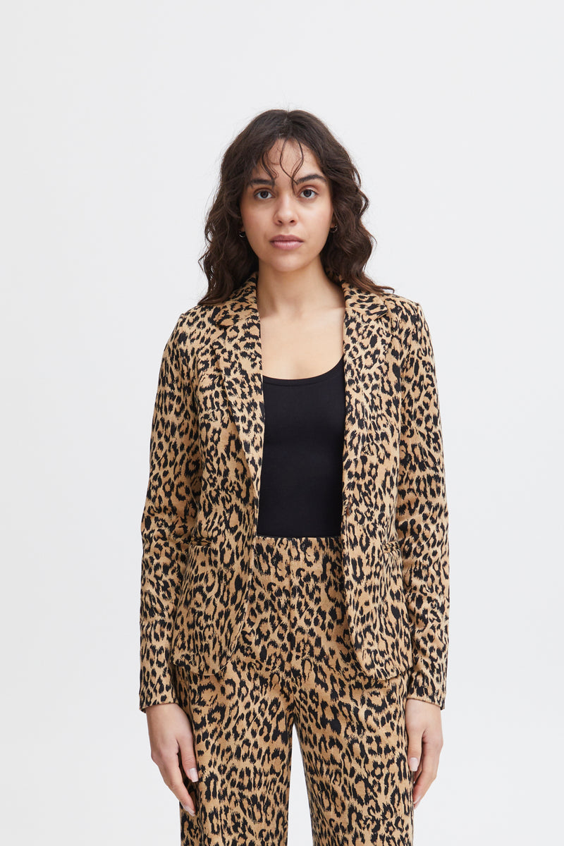 Blazer Kate Leopard Jacquard