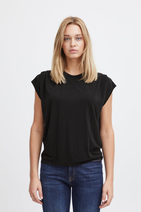 T- Shirt Lisken in Black
