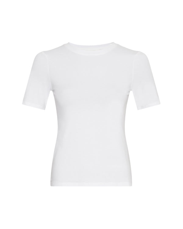T-Shirt Betrina O in Bright White