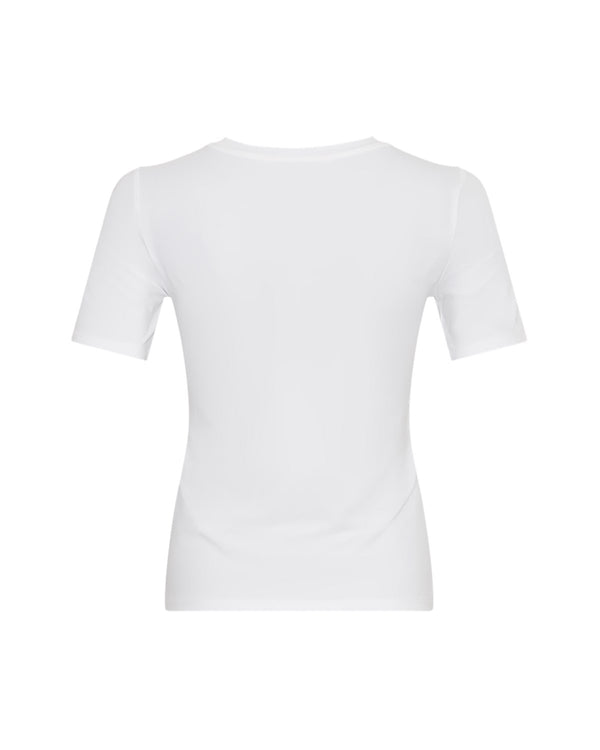 T-Shirt Betrina O in Bright White