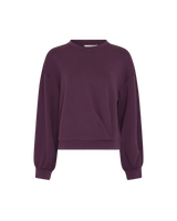 Sweatshirt Brooke Ima Q in Potent Purple