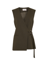 Weste Cabrie Waistcoat in Forest N Mel