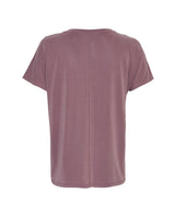 T-Shirt Fenya Modal in Black Plum